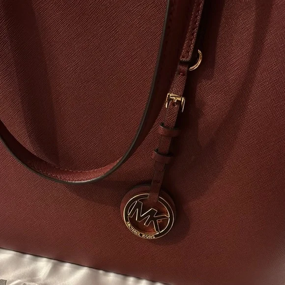 Michael Kors Red Tote Bag - Picture 3 of 6